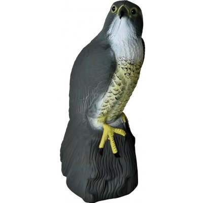 ISO 6240 Maketa sokola na plašení drobného ptactva, plast, 17,5 x 17,5 x 40 cm, 1 ks – Sleviste.cz