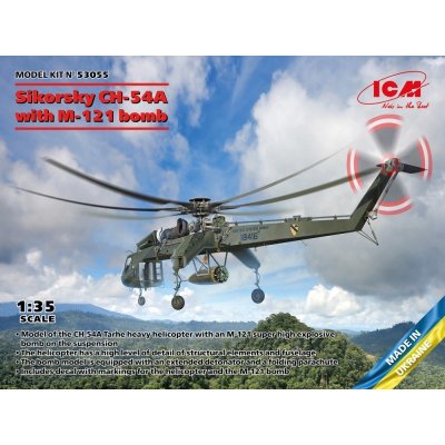 ICM Sikorsky CH-54A Tarhe with M-121 bomb 53055 1:35