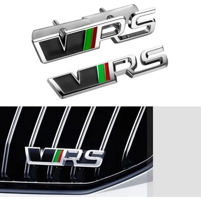 Znak na kapotu Škoda VRS - Stříbrná logo FABIA OCTAVIA SUPERB – Hledejceny.cz