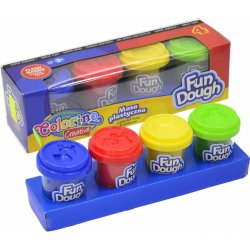 Colorino Modelína Fun Dough sada 4 barev 224 g