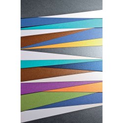 Fabriano Cocktail papír 50x70 cm 290g jednotlivé listy metalická tyrkysová