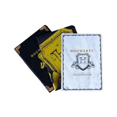 Harry Potter Sada tří sešitů A6 - Erb Bradavic – Zboží Živě