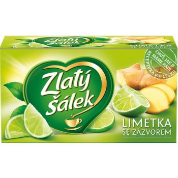 Zlatý Šálek Limetka se zázvorem 20 x 1,75 g