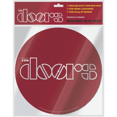 CurePink: | Podložka na talíř gramofonu The Doors: Logo (průměr 30,5 cm) [GP85860] – Zbozi.Blesk.cz