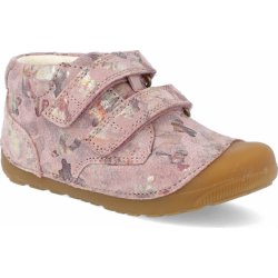 Bundgaard dětské celoroční botičky Petit Strap BG101068-981 Rose Mili hnědá