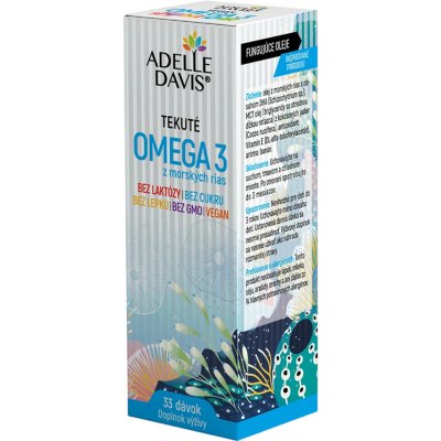 Adelle Davis Omega 3 z mořských řas 50 ml – Hledejceny.cz