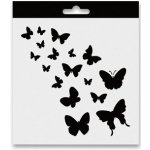 AladinE Plastová šablona Duo Motýlí baletka 28 x 28 cm – Sleviste.cz