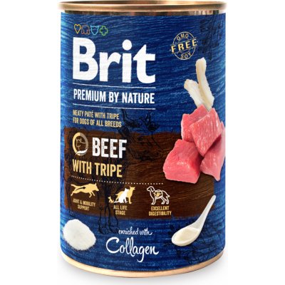 Brit Premium by Nature Cans Beef with Tripes 400 g