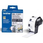 Brother 23mm x 23mm, bílá, 1000 etiket, DK11221 – Zboží Mobilmania