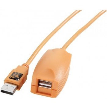 Tether Tools CU1950 USB 2.0 Active Extension, 15m, oranžový