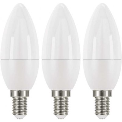 Emos žárovka LED 6W-40 E14 470lm 4100K 250° NW Classic Candle 3ks v balení 1525731406 – Zboží Mobilmania