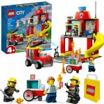 LEGO® City 60375 Hasičská stanice a auto hasičů – Zboží Živě