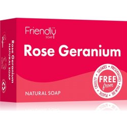 Friendly Soap přírodní mýdlo pelargonie 95 g
