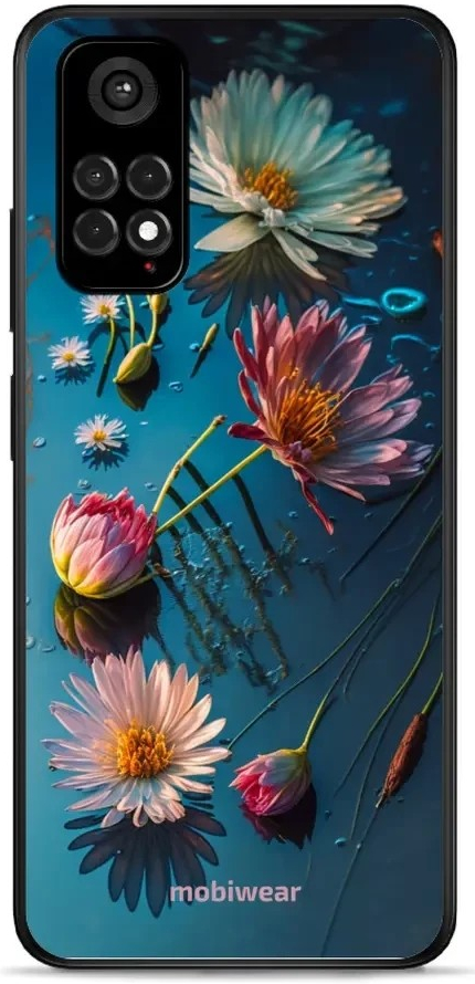 Pouzdro Mobiwear Glossy Xiaomi Redmi Note 11 - G013G Květy na hladině