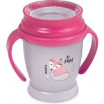 LOVI hrníček 360 Junior s úchyty Indian růžový 250 ml – Zboží Mobilmania