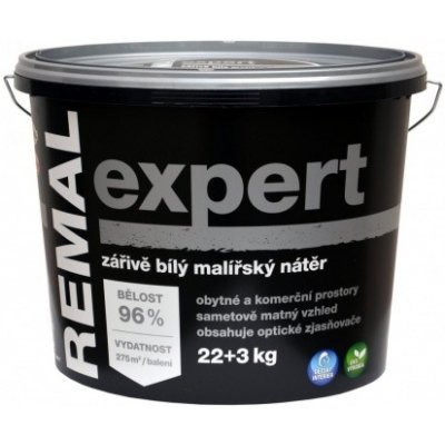 Barvy A Laky Hostivař Remal Expert zářivě bílá malířská barva, 22+3 kg + STR8 sprej, 50 ml – Sleviste.cz