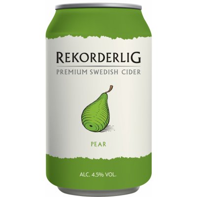Rekorderlig Pear Cider 24 x 0,33 l (plech) – Zbozi.Blesk.cz