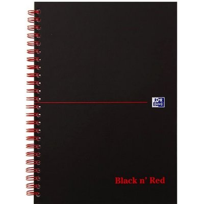 Oxford Zápisník Black n´ Red Notebook linkovaný černá A4 70 listů – Zbozi.Blesk.cz