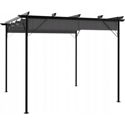 Kovová pergola VidaXL oblouk 1 cm – Hledejceny.cz