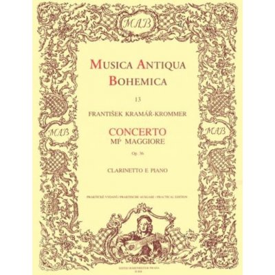 Koncert Es dur pro klarinet a orchestr op. 36 – Zboží Dáma