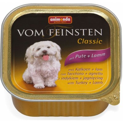 Animonda Vom Feinsten Classic Adult Dog krůtí a jehněčí 150 g – Zboží Mobilmania