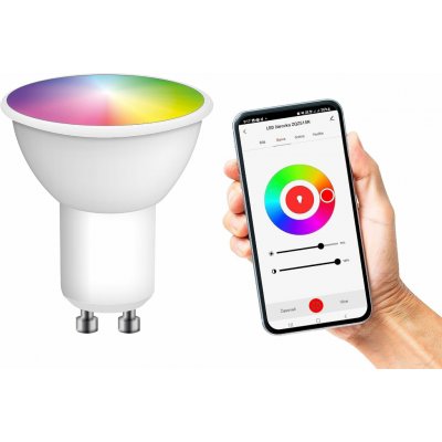 Emos Chytrá LED žárovka GoSmart MR16 GU10 4,8 W 35 W 400 lm RGB stmívatelná Zigbee – Hledejceny.cz
