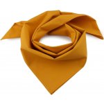 Bavlněný šátek jednobarevný 78 hořčicová – Zboží Dáma