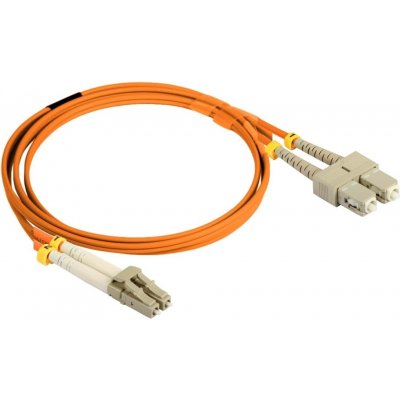 CTnet Optický patch, SC-LC 50/125 OM2, CTNET-SC-LC-50/125-OM2, 3m, oranžový – Zboží Živě