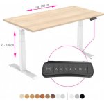 Ergo Interier Sky 120-200 x 80 cm akát / bílý – Sleviste.cz