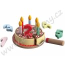 Playtive dřevěné potraviny narozeninový dort