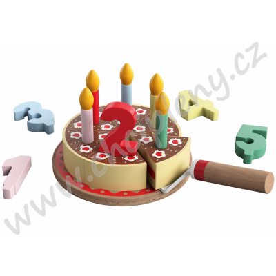 Playtive dřevěné potraviny narozeninový dort – Zboží Mobilmania