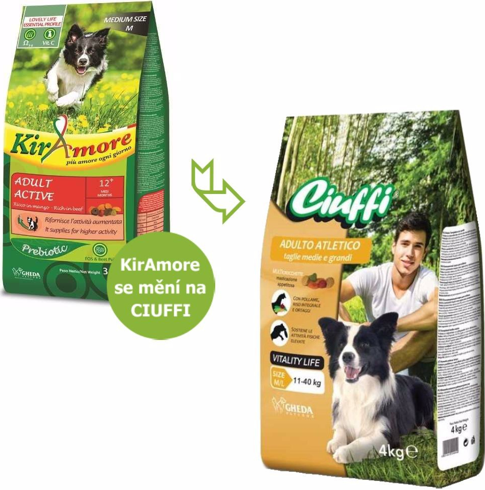 Ciuffi dog Adult Atletico 4 kg-3390
