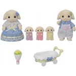 Sylvanian Families 5735 Rodina Flora králíci s trojčaty – Sleviste.cz
