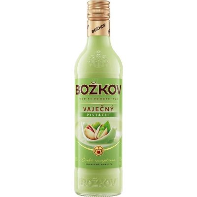 Božkov Vaječný likér pistácie 10% 0,5 l (holá láhev) – Sleviste.cz
