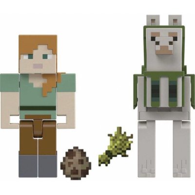 Mattel Minecraft dvojbalení Alex and Llama – Hledejceny.cz