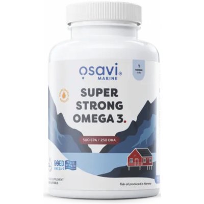Osavi Super Strong Omega 3 500 EPA / 250 DHA 120 softgelových kapslí – Hledejceny.cz