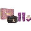 Kosmetická sada Versace Dylan Purple - EDP 100 ml + tělové mléko 100 ml + sprchový gel 100 ml + kosmetický kufřík