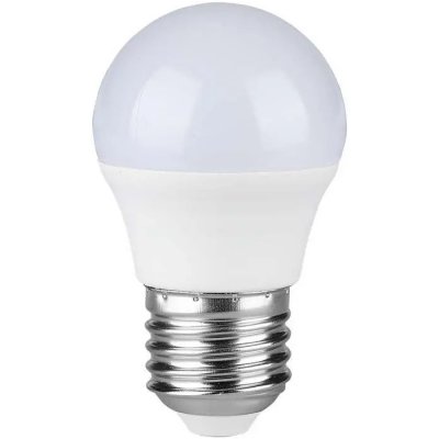 V-tac E27 LED žárovka 4,5W, 470lm, G45 Teplá bílá – Zboží Mobilmania