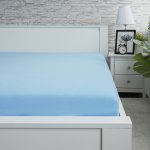 Xpose Jersey prostěradlo Exclusive světle modré 140x200 – Zboží Dáma