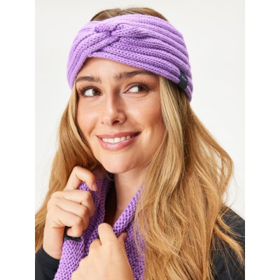 Unuo Čelenka pletená Twist, Lila – Zboží Dáma