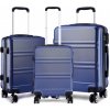 Cestovní kufr Konofactory Travelmania sada modrá 35l 65l 100l