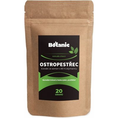 Botanic Ostropestřec Extrakt ze semen s 80 % silymarinu 20 g – Hledejceny.cz