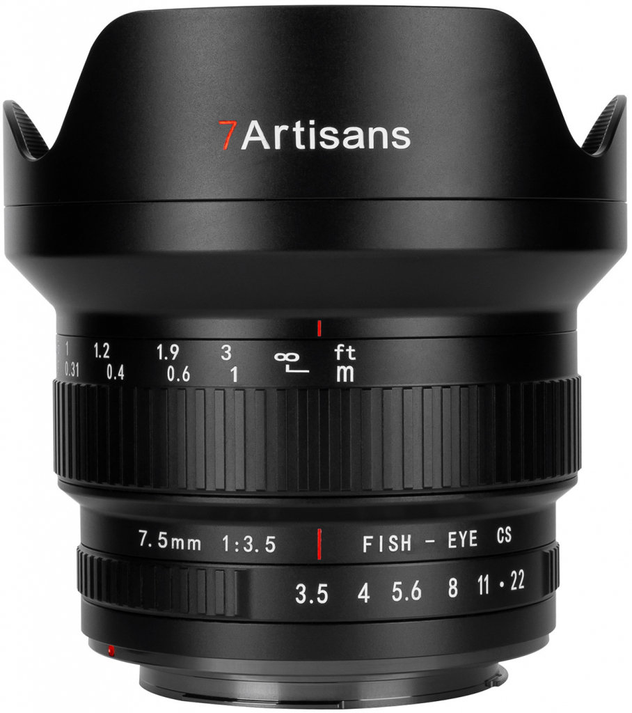 7Artisans 7.5mm f/3.5 APS-C DSLR Nikon F