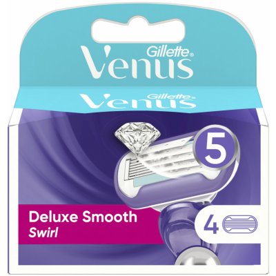 Gillette Venus Deluxe Smooth Swirl 4 ks – Zboží Mobilmania