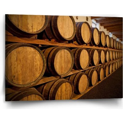 Sablio Obraz Dřevěné sudy - 120x80 cm – Hledejceny.cz