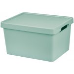 Tontarelli Úložný Box Maya L s víkem 16,2 l zelená 8034751814 – Zboží Mobilmania