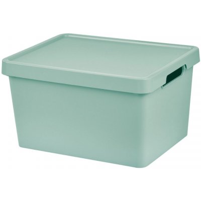 Tontarelli Úložný Box Maya L s víkem 16,2 l zelená 8034751814 – Zboží Mobilmania