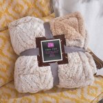 Homa hřejivá luxusní beránková deka Stylls BEIGE 200x230 – Zboží Dáma