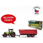 Made Traktor zelený s červeným přívěsem český hlas – Zbozi.Blesk.cz