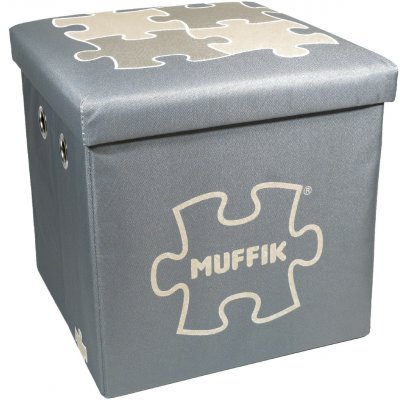 Muffik box malý šedý MFK-060-3-1-11 – Zboží Dáma
